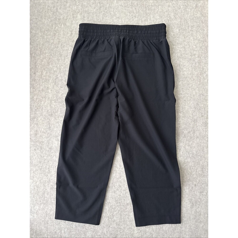 SPANX The Perfect Pant Crop Womens L Black Ponte Knit Slim Stretch - Picture 13 of 16